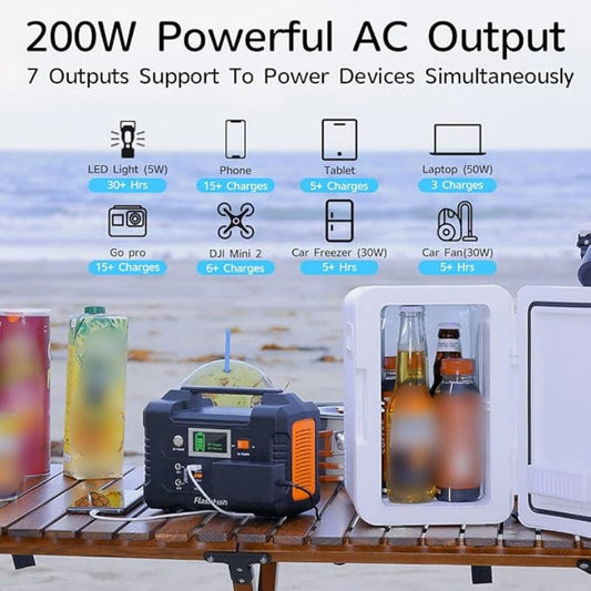⚡200W Portable Power Station with Display