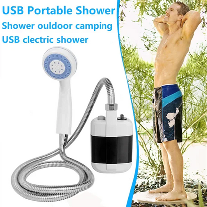 50% OFF ✨ Portable Outdoor Electric Shower Kit- Handheld Camp Shower for Travel, Hiking & Gardening