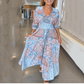 🌺Summer Hot Sale 50% OFF💐💃Elegant Long Floral Dress for Women✈️Free Shipping🏆