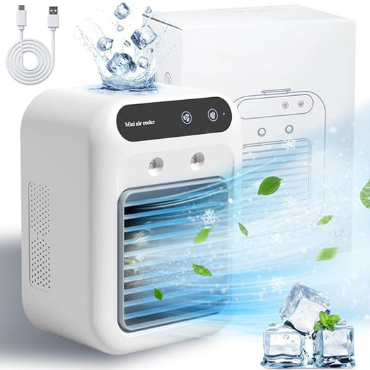 ❄️Limited Offer 50% OFF ❄️ Mini Portable Air Conditioner with Cooling and Humidification Function☀️Delivered within 5 working days