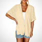🔥 50% OFF NOW! 🏳️‍🌈 2026 New Stylish Flowy Short Sleeve Cardigan⏳ Free delivery on orders of two items or more, delivered within 5 working days