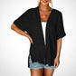 🔥 50% OFF NOW! 🏳️‍🌈 2026 New Stylish Flowy Short Sleeve Cardigan⏳ Free delivery on orders of two items or more, delivered within 5 working days