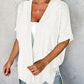 🔥 50% OFF NOW! 🏳️‍🌈 2026 New Stylish Flowy Short Sleeve Cardigan⏳ Free delivery on orders of two items or more, delivered within 5 working days