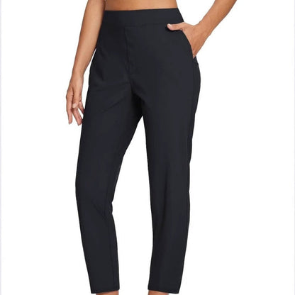 🔥⏳LIMITED OFFER 50%OFF🌞Women’s High-Waisted Zip-Pocket Trousers 👖 – 4-Way Stretch, Tummy Control, Breathable Quick-Dry, 6 Colours, S-3XL