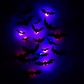 🦇Halloween 3D Bat LED Wall Light Decor 💡 – Easy Installation | Soft LED Glow for Living Room/Bedroom Festive Vibe