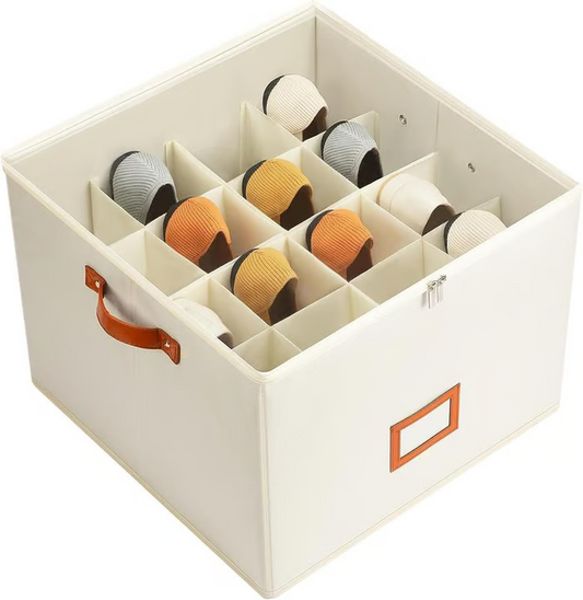 🥳2026 HOT SALE🥳💞50K+ SOLD!💥👟🧺 50% OFF! Foldable Shoe Storage Box – Holds 8-16 pairs, fits tiny spaces. Dustproof & breathable, clear lid for easy view. A clutter-free closet in minutes. 🏠✨