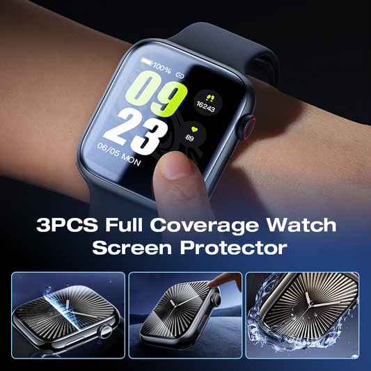 3PCS Full Coverage Watch Screen Protector