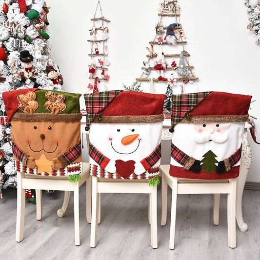🔥 Last Day Promotion 50%OFF 🔥 Christmas Themed Chair Cover✨Make your Home The Coziest Place this Christmas🎄