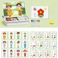 🎁Last Day 49% OFF😍Magnetic Puzzles Face Dress Up Travel Game Double Side Preschool Educational Learning Toy for Kids