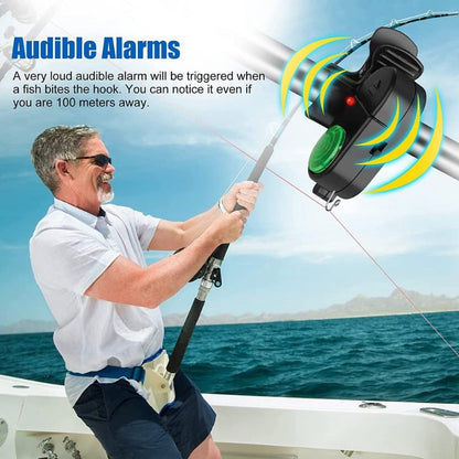 🔥BARGAIN🔥Fishing bite indicator with sound and LED light🐠
