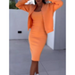 💥Free delivery, delivered within 5 working days 🥳 ⏳ Spaghetti Strap Bodycon Dress & Jacket Set