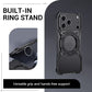Frameless Phone Case with Ring Stand for iPhone