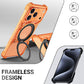 Frameless Phone Case with Ring Stand for iPhone