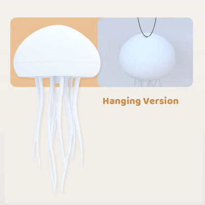 Sound-Controlled Gradient Jellyfish Lamp with Dancing Tentacles