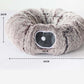 🐈2-in-1 Foldable Indoor Soft Round Cat Tunnel Bed
