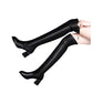 🔥Black Over-the-Knee Boots with Heel🔥