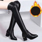 🔥Black Over-the-Knee Boots with Heel🔥