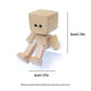 Charming Little Wooden Figure That Sways with 12PCS Expressions