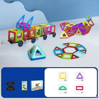 Educational Magnetic Building Blocks Set for Kids