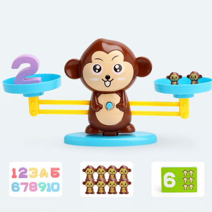 Kids' Cartoon Animal Balance Scale Toy Set