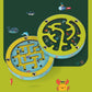 Double-Sided Wooden Marble Maze Game Toy