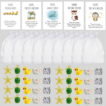 🎁Animal Pun Note Cards 25-Piece Set