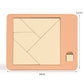 📐Wooden Tangram Board Puzzle Game