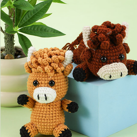 DIY Hand-Knitted Animal Kit for Beginner