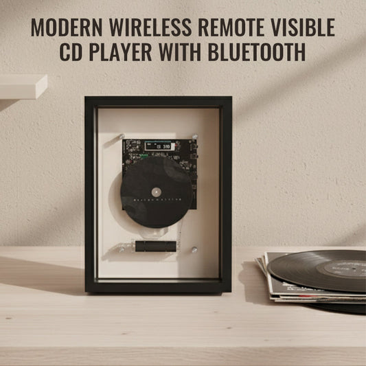 🎁This week's limited-time offer: 69% off🔥🔥🔥 Modern Wireless Remote Visible CD Player With Bluetooth
