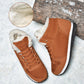 Ideal Gift - Unisex Faux Plush and Thick Winter Shoes