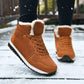 Ideal Gift - Unisex Faux Plush and Thick Winter Shoes