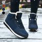 Ideal Gift - Unisex Faux Plush and Thick Winter Shoes