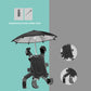 ☔📱Electric Bicycle Cell Phone Holder Umbrella