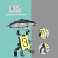 ☔📱Electric Bicycle Cell Phone Holder Umbrella
