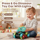 🦖🦕🐲Press & Go Dinosaur Toy Car With Lights💥