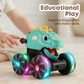 🦖🦕🐲Press & Go Dinosaur Toy Car With Lights💥