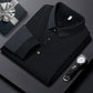 👔Men's Lapel Faux Two-Piece Knitted Shirt