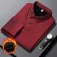 👔Men's Lapel Faux Two-Piece Knitted Shirt