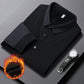 👔Men's Lapel Faux Two-Piece Knitted Shirt