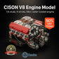 Gas-Powered OHV V8 Engine Model Kit