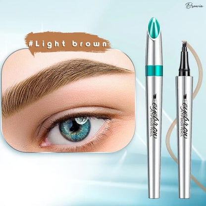 ✨Limited Time Offer - BUY 1 GET 1 FREE!!✨3D Waterproof Microblading Eyebrow Pen 4 Fork Tip Tattoo Pencil
