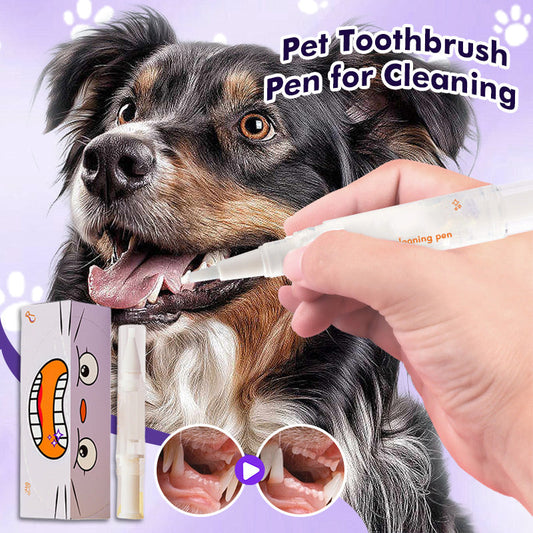 🐶Pet Toothbrush Pen for Cleaning🦷👄
