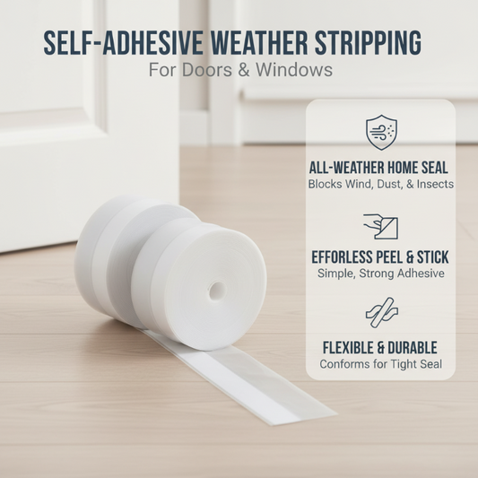 ✨Buy 1 Get 1 Free✨Self-Adhesive Weather Stripping – Wind-Proof, Insulates & Easy to Apply🏠