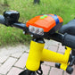 Super bright bicycle light with horn