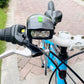 Super bright bicycle light with horn