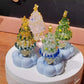 🎄Handmade Glass Rotatable Christmas Tree Ornaments