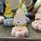 🎄Handmade Glass Rotatable Christmas Tree Ornaments