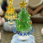 🎄Handmade Glass Rotatable Christmas Tree Ornaments