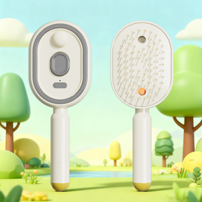 📢📢70 %  OFF💆 ✨ 3-in-1 Electric Spray & Massage Hair Brush