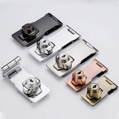 🔒 Door lock with no drilling required – easy to fit, secure hold & versatile – for room doors, sliding doors & furniture doors – ideal for rented flats & temporary solutions – no drilling, no damage